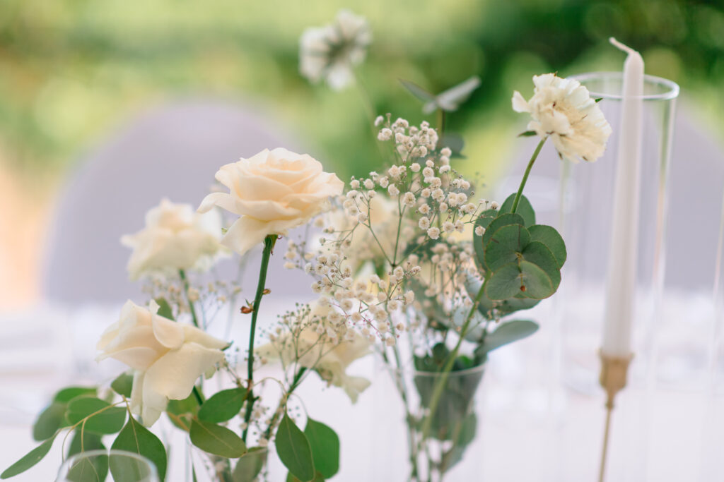 Lange Hochzeitstafel, Hochzeitsfotografin auf Burg Schwarzenstein